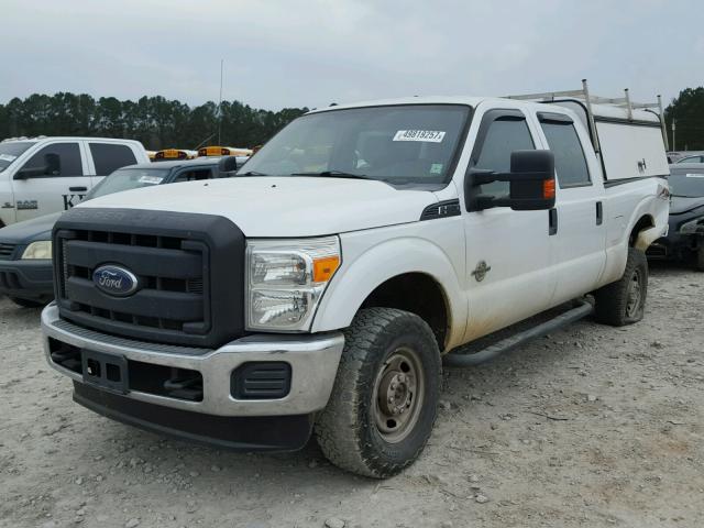 1FT7W2BT9DEA07182 - 2013 FORD F250 SUPER WHITE photo 2