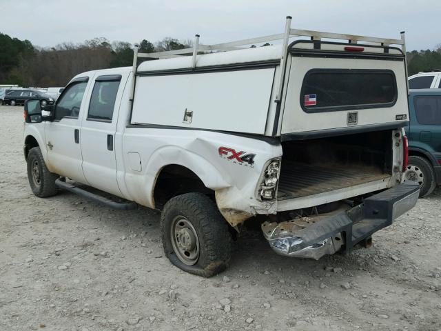 1FT7W2BT9DEA07182 - 2013 FORD F250 SUPER WHITE photo 3