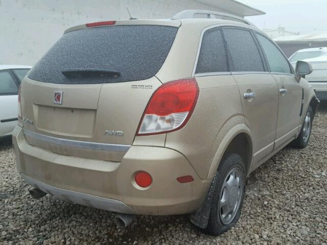 3GSDL73728S556510 - 2008 SATURN VUE XR TAN photo 4