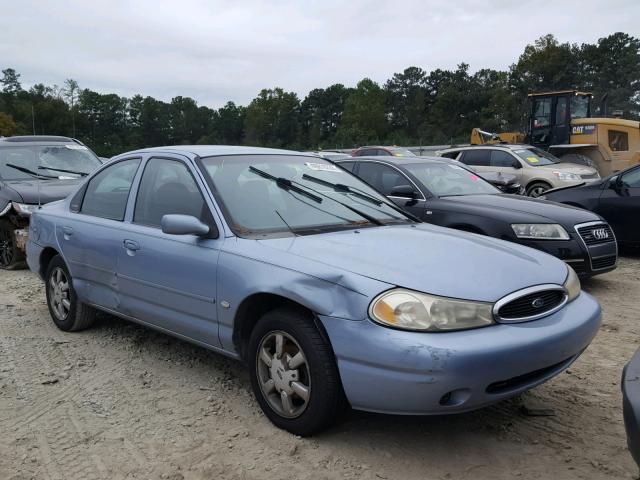 1FAFP6635WK199544 - 1998 FORD CONTOUR LX BLUE photo 1