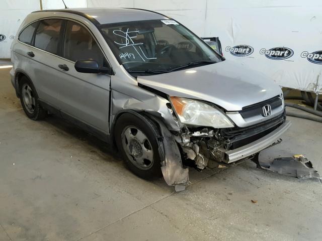 5J6RE38399L008791 - 2009 HONDA CR-V LX SILVER photo 1