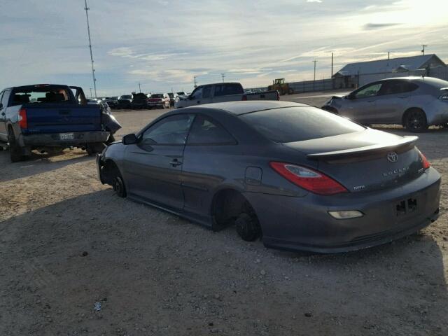 4T1CE30P57U756354 - 2007 TOYOTA CAMRY SOLA GRAY photo 3