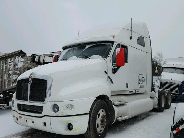 1XKTDB9X47J183263 - 2007 KENWORTH TRACTOR WHITE photo 2