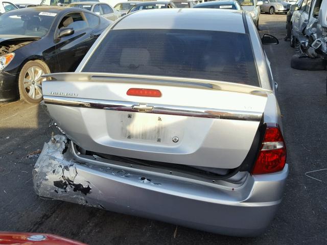 1G1ZT54815F200815 - 2005 CHEVROLET MALIBU LS 银色 照片 10