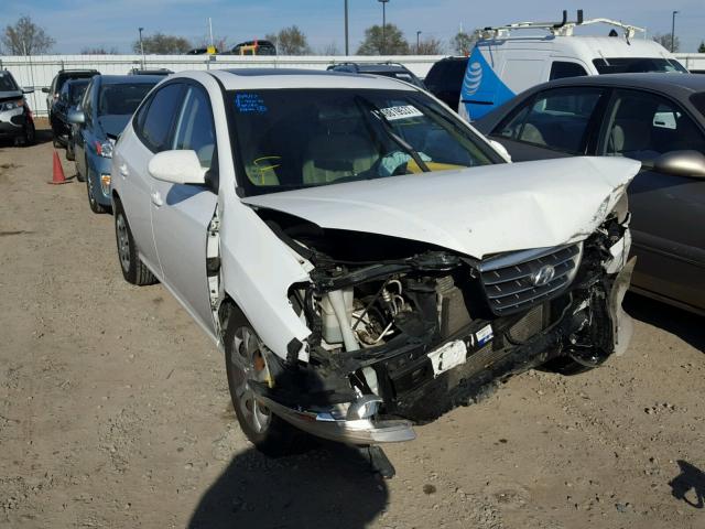 KMHDU46D59U716501 - 2009 HYUNDAI ELANTRA GL WHITE photo 1