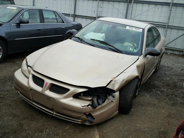 1G2NF52EX3C290202 - 2003 PONTIAC GRAND AM S GOLD photo 2