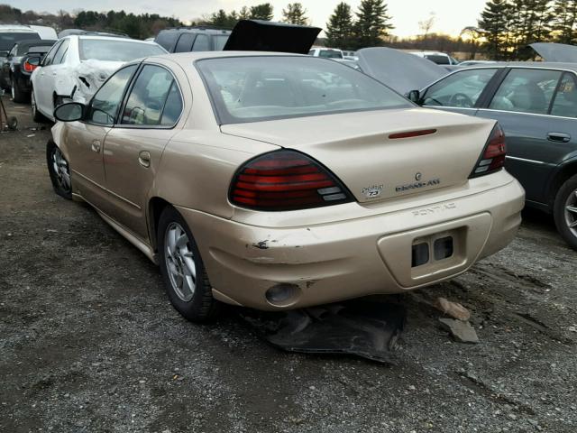 1G2NF52EX3C290202 - 2003 PONTIAC GRAND AM S GOLD photo 3