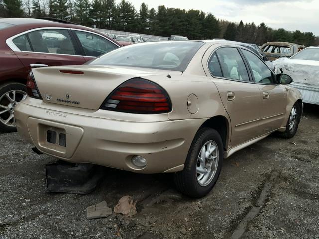 1G2NF52EX3C290202 - 2003 PONTIAC GRAND AM S GOLD photo 4
