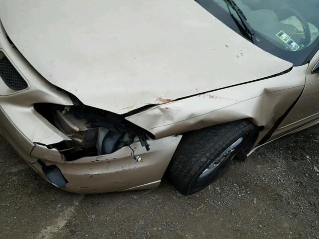 1G2NF52EX3C290202 - 2003 PONTIAC GRAND AM S GOLD photo 9