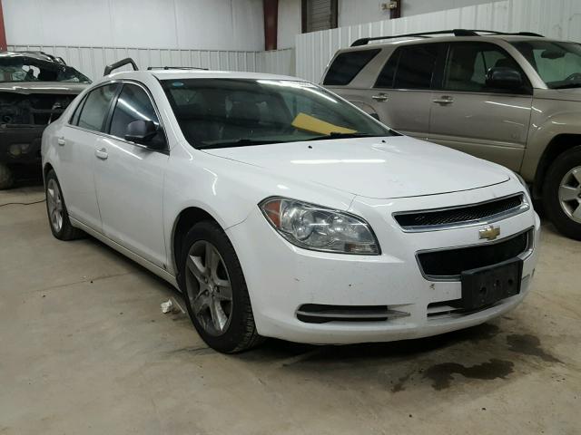 1G1ZG57B39F244073 - 2009 CHEVROLET MALIBU LS WHITE photo 1