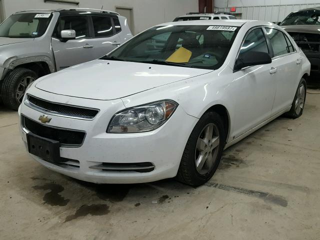 1G1ZG57B39F244073 - 2009 CHEVROLET MALIBU LS WHITE photo 2