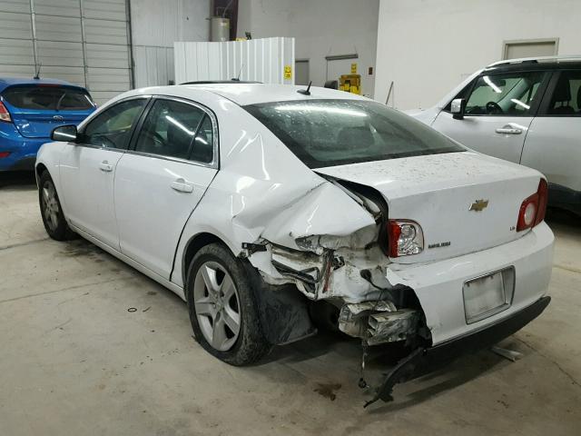 1G1ZG57B39F244073 - 2009 CHEVROLET MALIBU LS WHITE photo 3