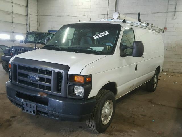 1FTNE24W08DB57954 - 2008 FORD ECONOLINE WHITE photo 2