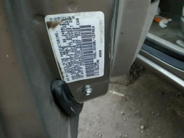 4T1BG22K4XU400897 - 1999 TOYOTA CAMRY CE GRAY photo 10