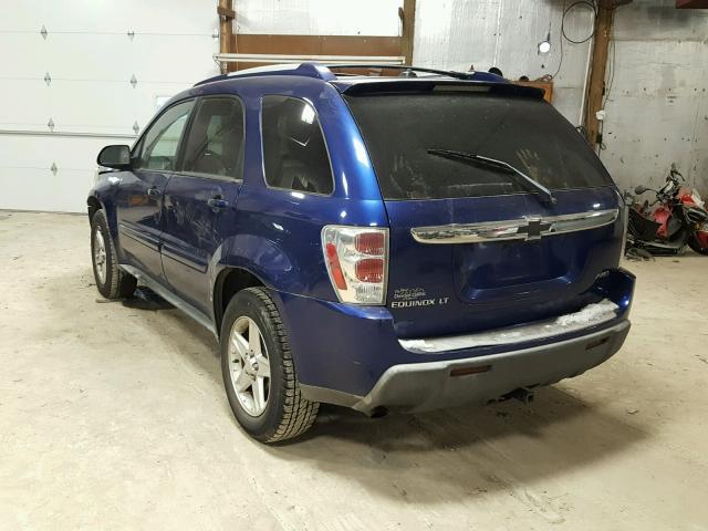 2CNDL73FX56109299 - 2005 CHEVROLET EQUINOX LT BLUE photo 3