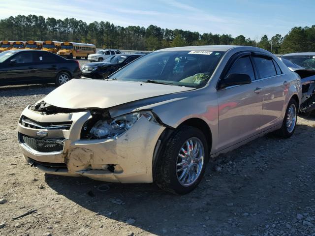 1G1ZA5E03AF254528 - 2010 CHEVROLET MALIBU LS TAN photo 2