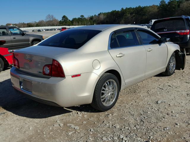 1G1ZA5E03AF254528 - 2010 CHEVROLET MALIBU LS TAN photo 4