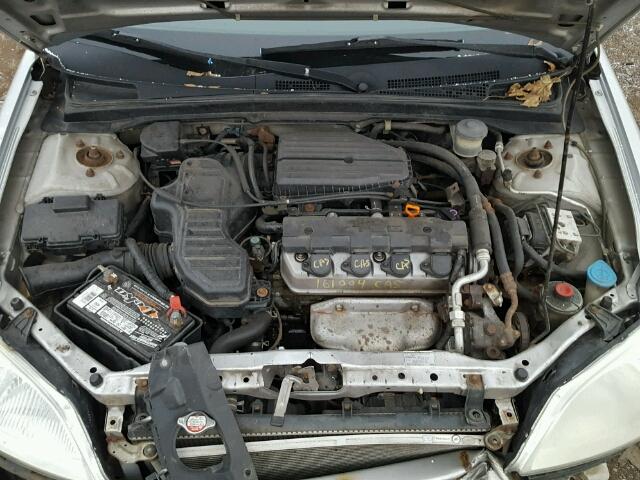 1HGES257X2L070061 - 2002 HONDA CIVIC EX Silber Foto 7