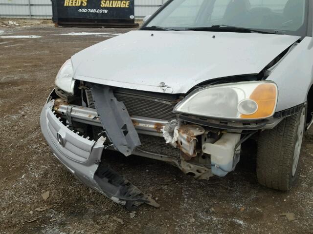 1HGES257X2L070061 - 2002 HONDA CIVIC EX Silber Foto 9