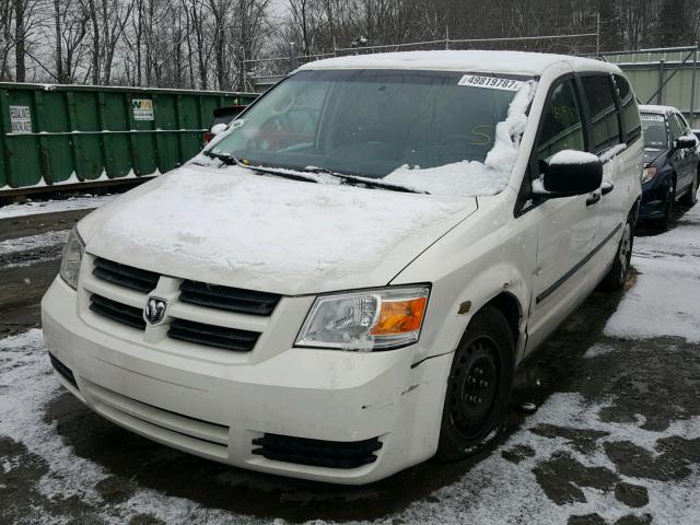 1D8HN44H18B104901 - 2008 DODGE GRAND CARA WHITE photo 2