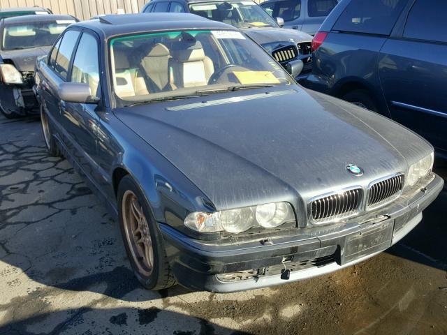 WBAGG83411DN85945 - 2001 BMW 740 I AUTO BLUE photo 1