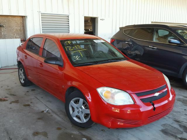 1G1AK55F877142096 - 2007 CHEVROLET COBALT LS RED photo 1