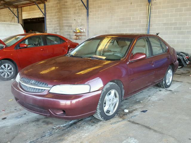 1N4DL01D6YC225100 - 2000 NISSAN ALTIMA XE BURGUNDY photo 2