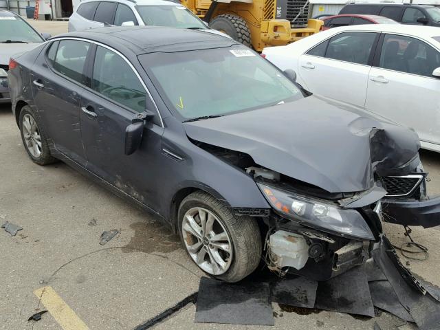 KNAGN4A63B5145451 - 2011 KIA OPTIMA EX CHARCOAL photo 1