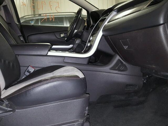 2FMDK4JC0DBC75346 - 2013 FORD EDGE SEL BLACK photo 5