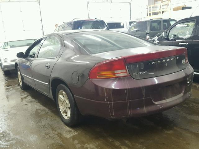 2B3HD46R14H700990 - 2004 DODGE INTREPID S PURPLE photo 3