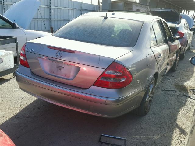 WDBUF56J66A973043 - 2006 MERCEDES-BENZ E 350 GRAY photo 4