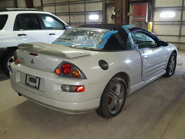 4A3AE75H73E007903 - 2003 MITSUBISHI ECLIPSE SP WHITE photo 4