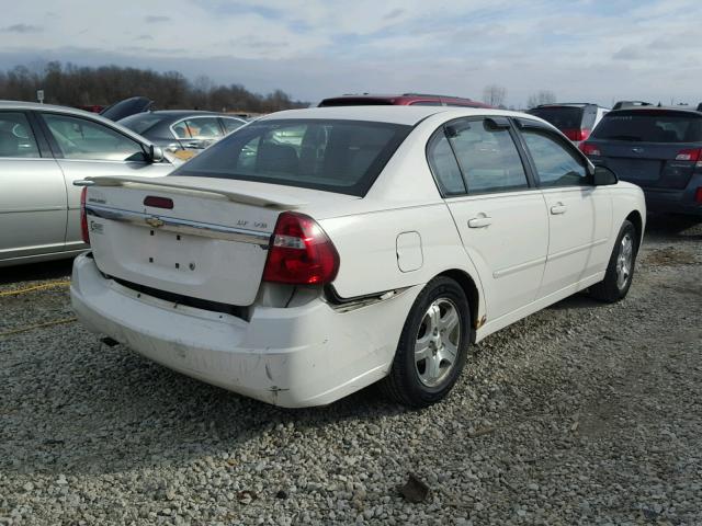 1G1ZU54815F194754 - 2005 CHEVROLET MALIBU LT WHITE photo 4