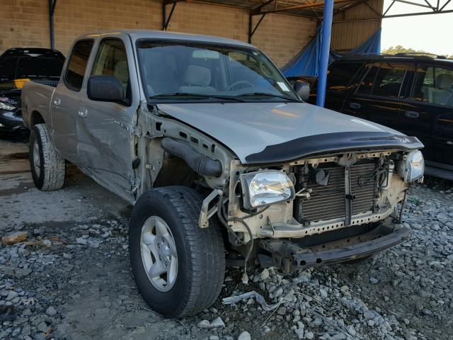 5TEGN92NX4Z360430 - 2004 TOYOTA TACOMA DOU SILVER photo 1