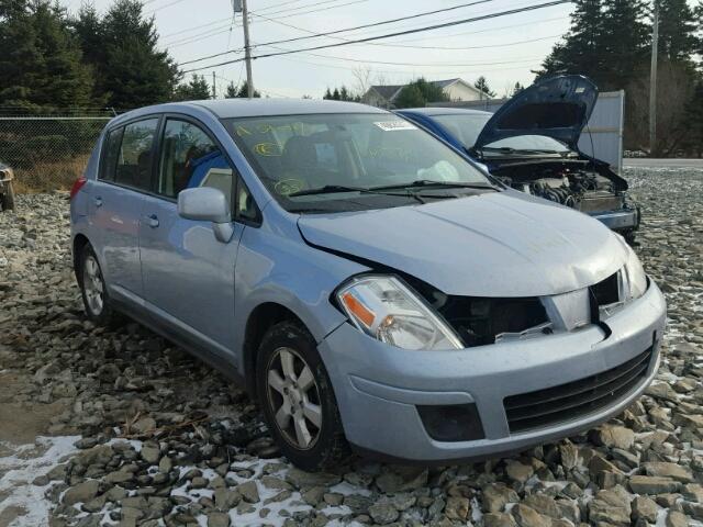 3N1BC13E59L408607 - 2009 NISSAN VERSA S BLUE photo 1