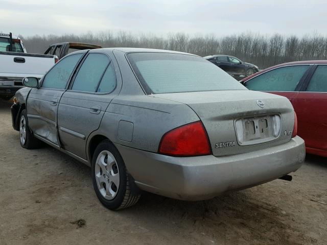 3N1CB51D74L874587 - 2004 NISSAN SENTRA 1.8 BEIGE photo 3