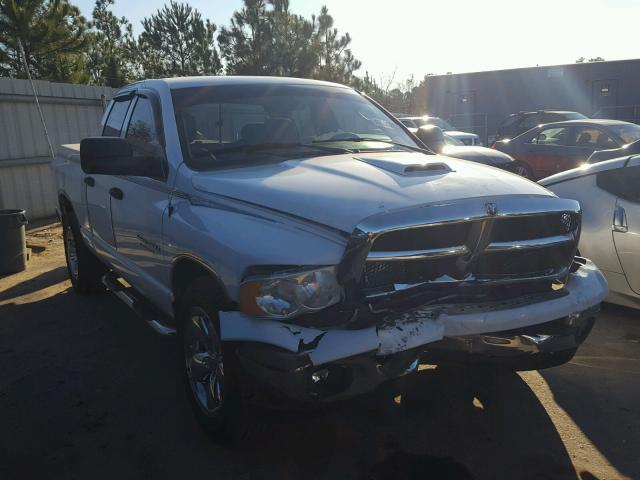 1D7HA18N95S137297 - 2005 DODGE RAM 1500 S WHITE photo 1