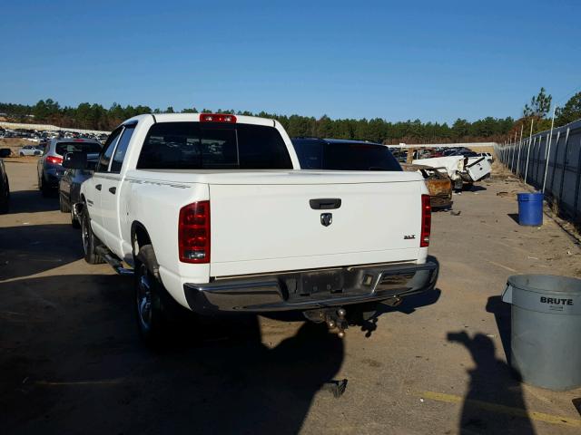 1D7HA18N95S137297 - 2005 DODGE RAM 1500 S WHITE photo 3