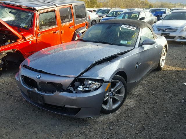 4USBU33597LW59865 - 2007 BMW Z4 3.0 BLUE photo 2