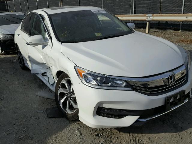 1HGCR2F99GA215435 - 2016 HONDA ACCORD EXL WHITE photo 1