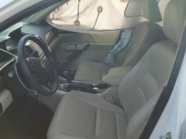 1HGCR2F99GA215435 - 2016 HONDA ACCORD EXL WHITE photo 5