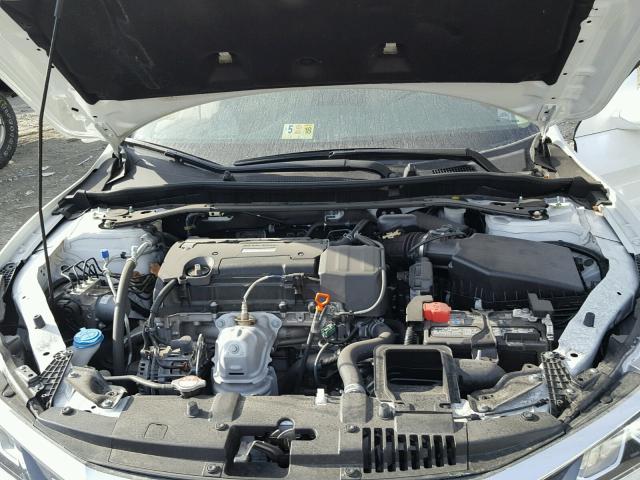 1HGCR2F99GA215435 - 2016 HONDA ACCORD EXL WHITE photo 7