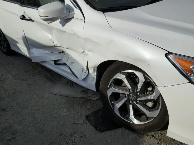 1HGCR2F99GA215435 - 2016 HONDA ACCORD EXL WHITE photo 9