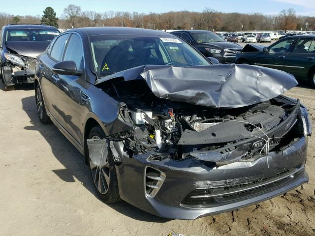 5XXGW4L27GG087583 - 2016 KIA OPTIMA SX GRAY photo 1