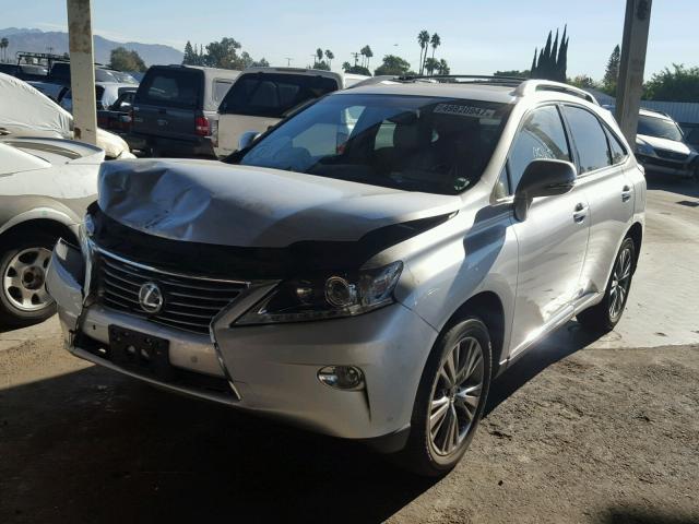 JTJZK1BA4E2011945 - 2014 LEXUS RX 350 SILVER photo 2