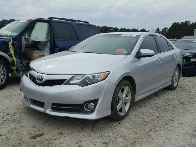 4T1BF1FK3DU292873 - 2013 TOYOTA CAMRY L SILVER photo 2