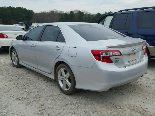 4T1BF1FK3DU292873 - 2013 TOYOTA CAMRY L SILVER photo 3