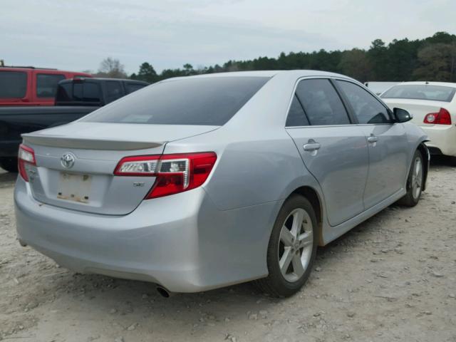 4T1BF1FK3DU292873 - 2013 TOYOTA CAMRY L SILVER photo 4