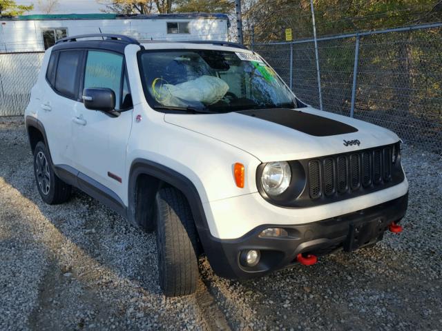 ZACCJBCB8HPE50875 - 2017 JEEP RENEGADE T WHITE photo 1