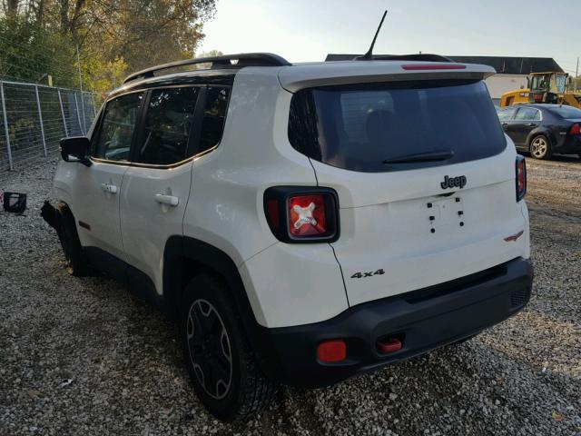 ZACCJBCB8HPE50875 - 2017 JEEP RENEGADE T WHITE photo 3